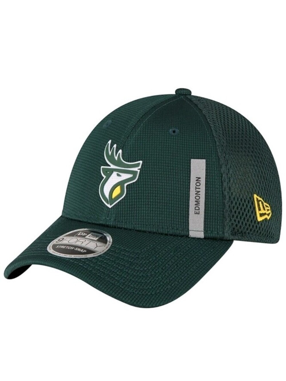 CFL Edmonton Elks New Era Sideline 9FORTY Adjustable Hat Green One Size Fit Snap